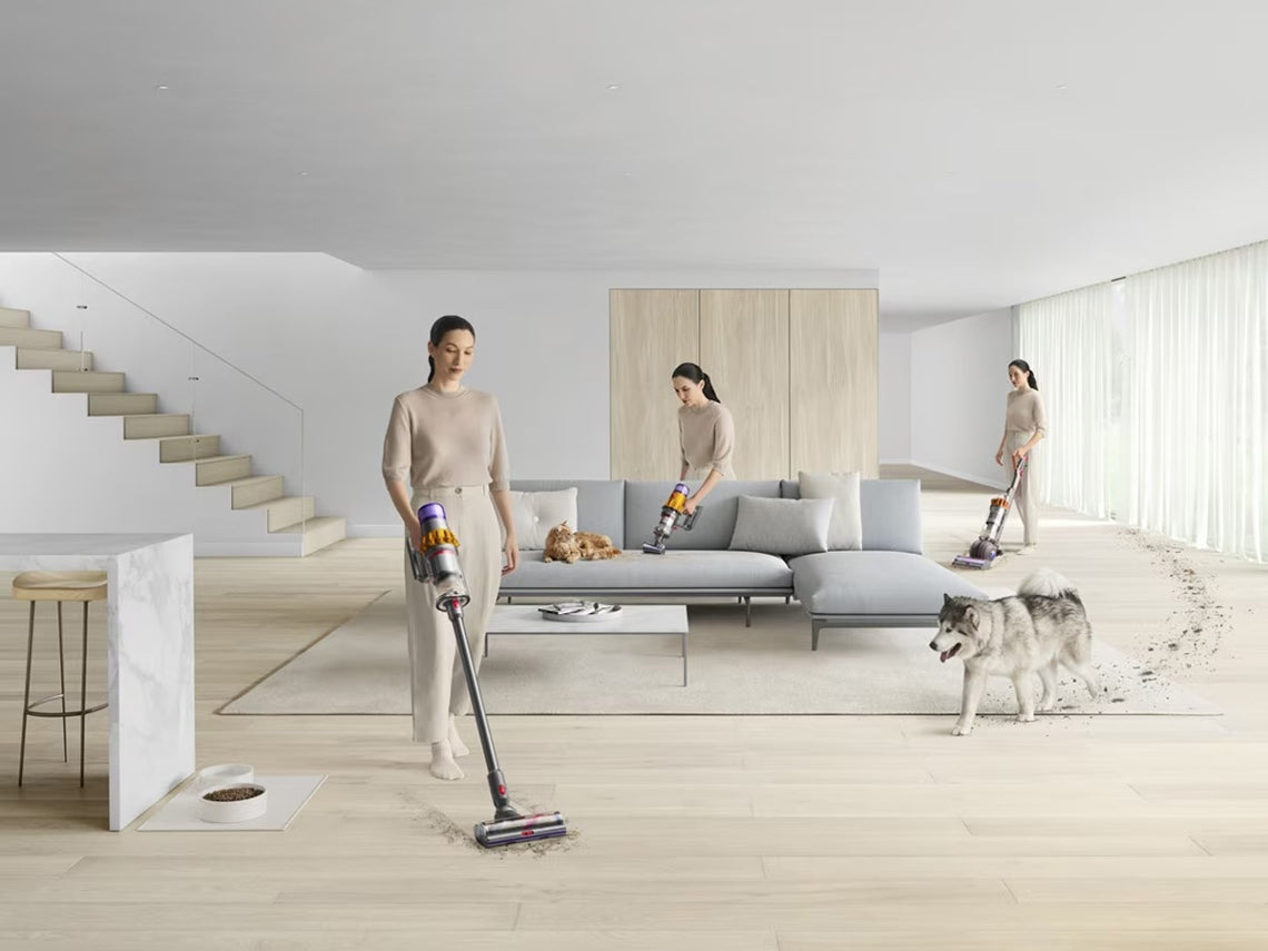 Aspirador Vertical DYSON V15 DETECT ABSOLUTE (Autonomia 60 min - 770 ml) (NOVO SELADI )