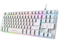 TECLADO GAMING GXT833 THADO RGB METAL COMPACT WHITE ( NOVO SELADO )