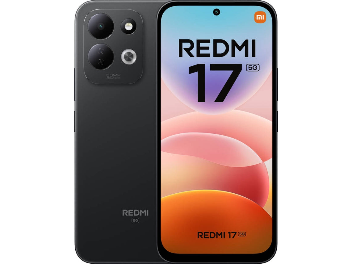 Smartphone XIAOMI Redmi 17 5G (6.99'' - 4 GB - 128 GB - Preto)