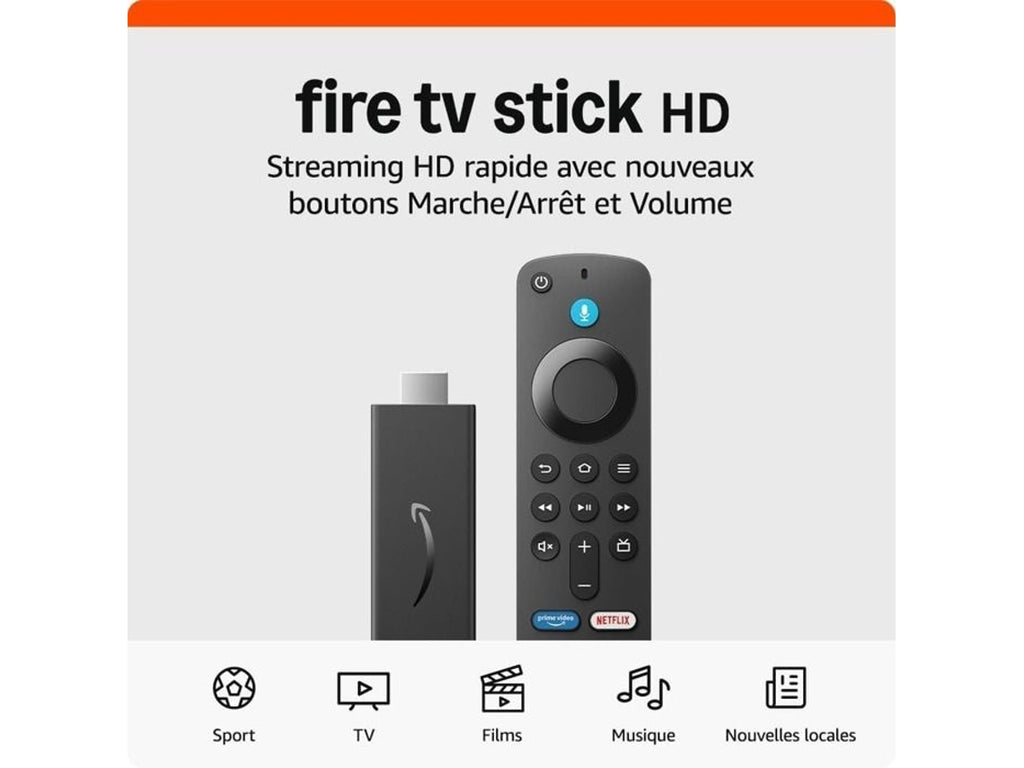 Fire Tv Stick Hd Streaming Full Hd 1080p, 8 Gb, Controle Remoto Por Voz Alexa, Wi Fi Duplo Amazon (nova Geração)