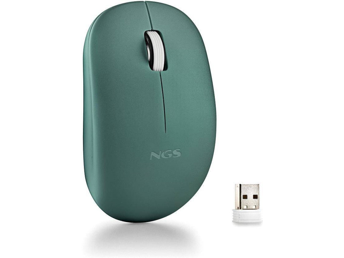 Rato sem Fio NGS Fog Pro (1000 Dpi - Verde)