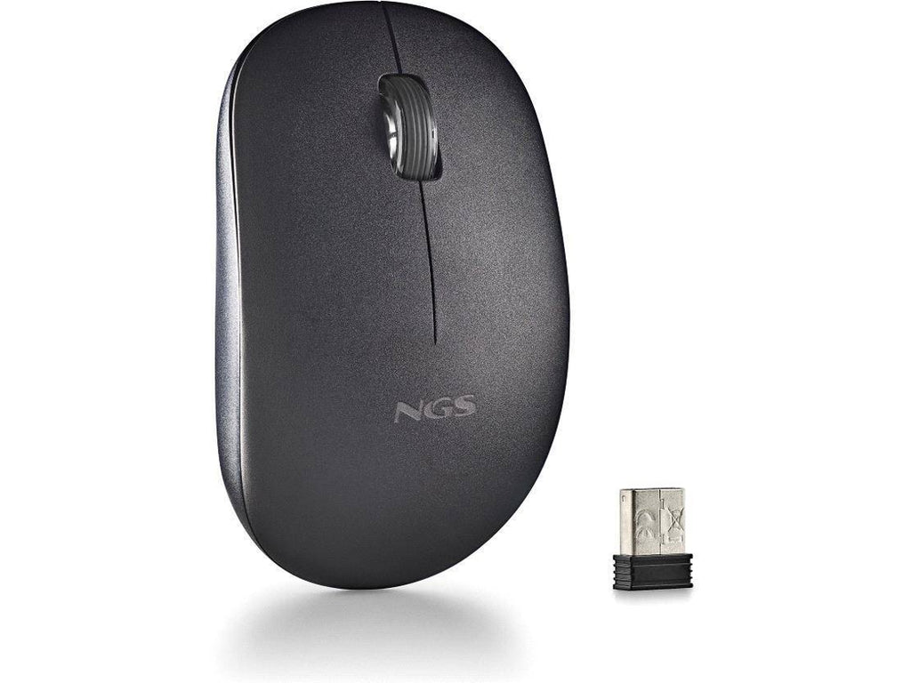 Rato Wireless NGS Silent Fog Pro (1000 Dpi - Preto)