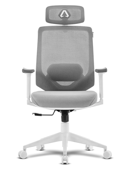ALPHA GAMER CADEIRA ERGONOMICA STELLA WHITE /GREY ( NOVO SELADO )