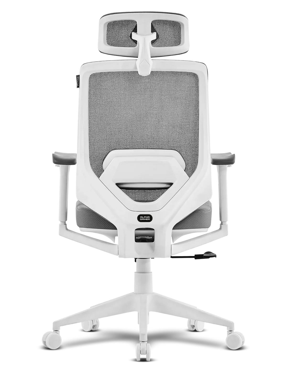ALPHA GAMER CADEIRA ERGONOMICA STELLA WHITE /GREY ( NOVO SELADO )