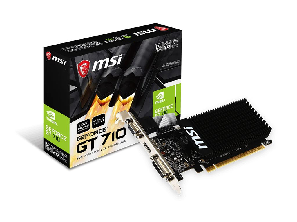MSI GeForce GT 710 2GD3H LP HDMI DVI-D D-Sub VGA
