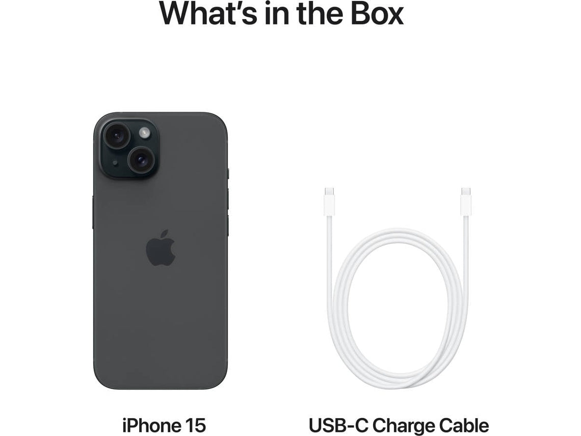 iPhone 15 APPLE (6.1'' - 128 GB - Preto)