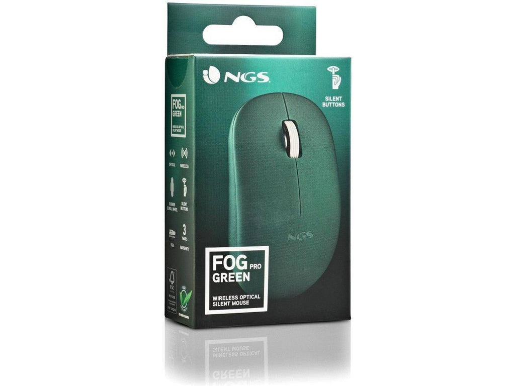 Rato sem Fio NGS Fog Pro (1000 Dpi - Verde)