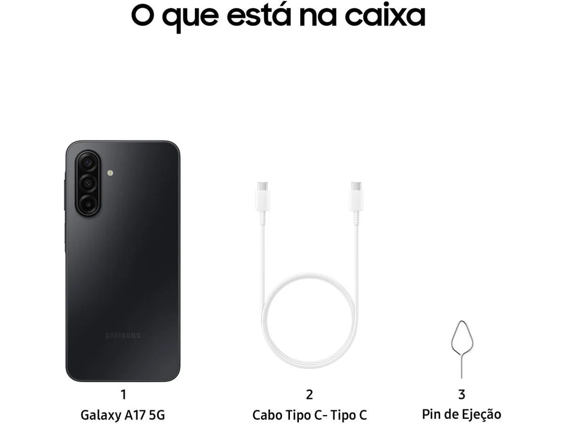 SAMSUNG Galaxy A17 (6.7'' - 4 GB - 128 GB - Preto )