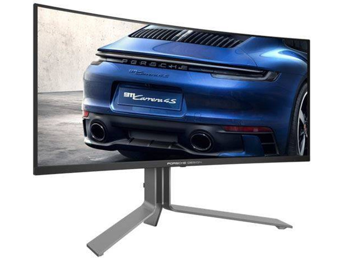 Monitor Gaming Curvo Porsche Design AOC PD34 (34'' - WQHD - 240 Hz - 0,03ms - Preto) ( NOVO SELADO )